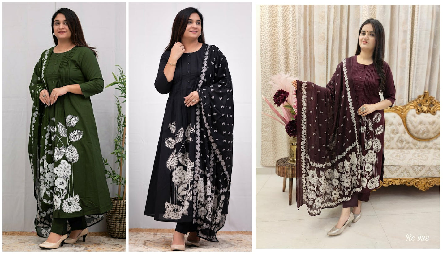 Rasam Qubo Pure Cotton Readymade Pant Style Suits Exporter Gujarat