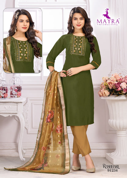 Rasbhari Mayra Vetican Readymade Pant Style Suits Manufacturer Gujarat