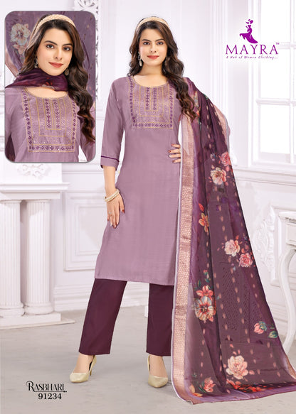 Rasbhari Mayra Vetican Readymade Pant Style Suits Manufacturer Gujarat