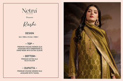 Rashi Netra Premium Viscose Pant Style Suits Wholesaler