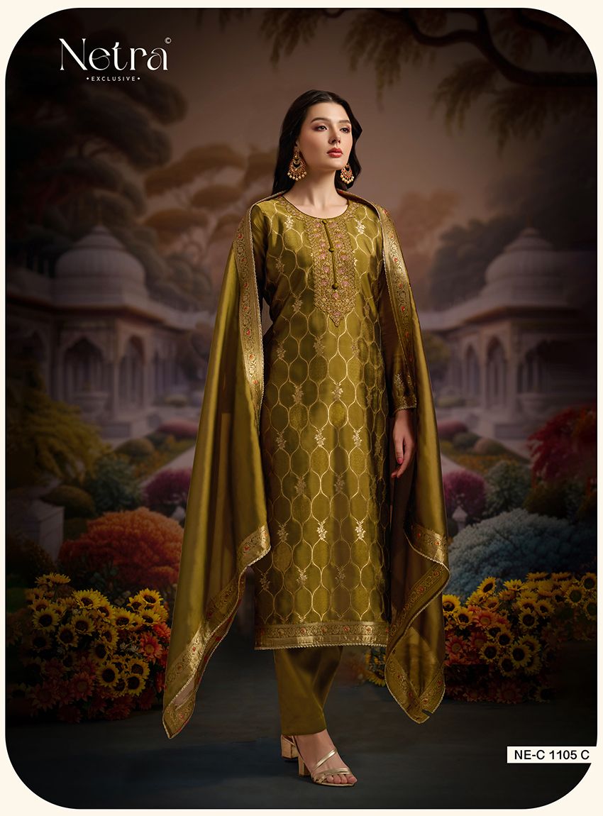Rashi Netra Premium Viscose Pant Style Suits Wholesaler
