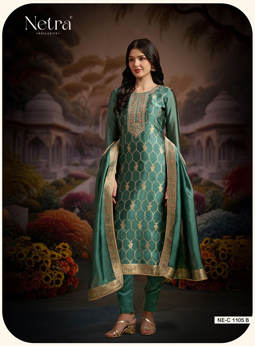 Rashi Netra Premium Viscose Pant Style Suits Wholesaler
