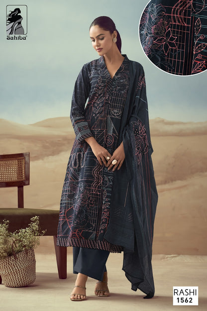 Rashi Sahiba Pure Cotton Pant Style Suits Exporter Ahmedabad