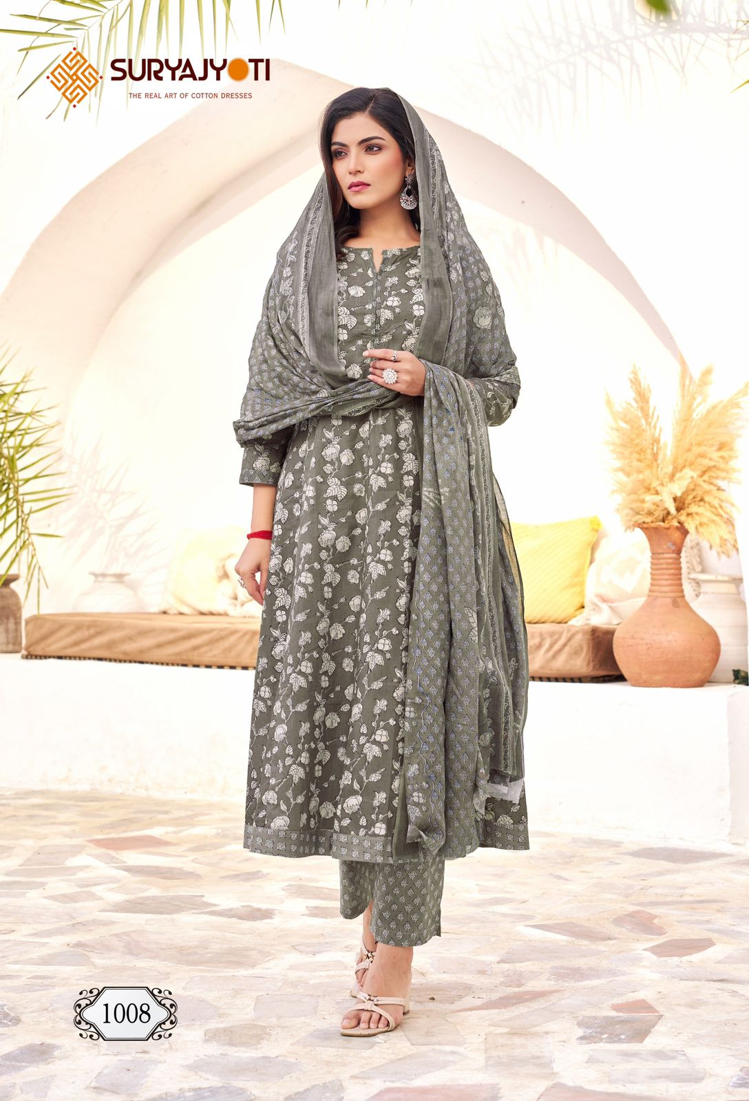 Rashi Vol 1 Suryajyoti Cotton Readymade Anarkali Suits Wholesale Price
