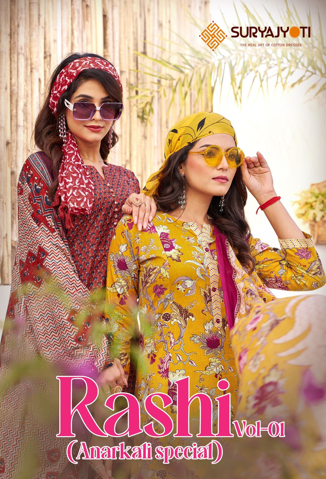 Rashi Vol 1 Suryajyoti Cotton Readymade Anarkali Suits Wholesale Price