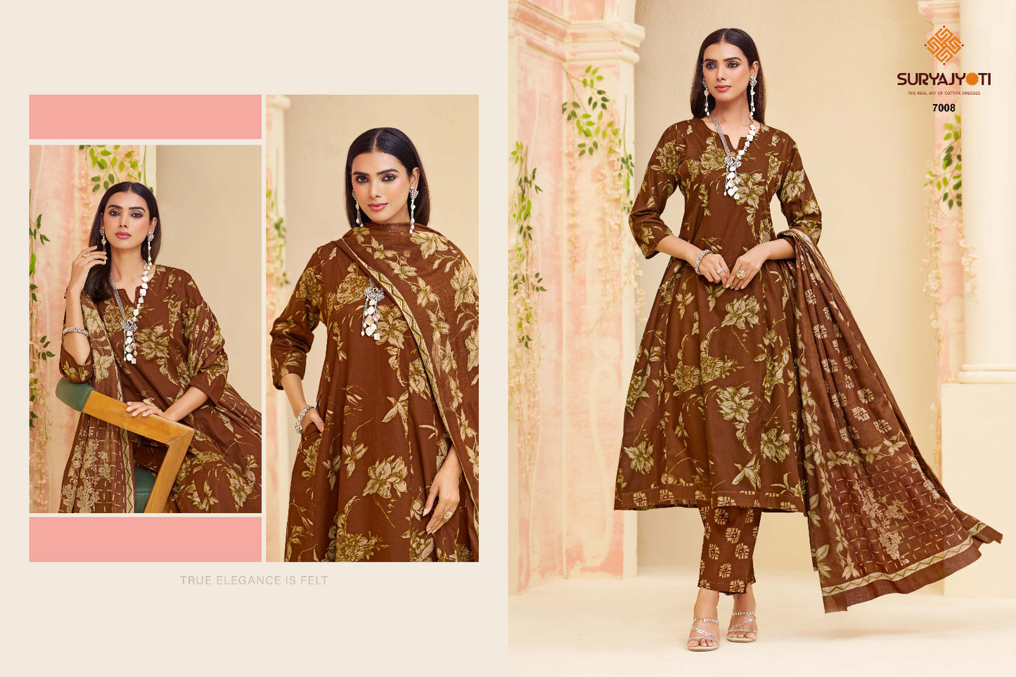 Rashi Vol 7 Suryajyoti Cotton Readymade Anarkali Suits Manufacturer