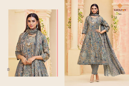 Rashi Vol 7 Suryajyoti Cotton Readymade Anarkali Suits Manufacturer