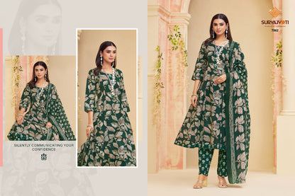 Rashi Vol 7 Suryajyoti Cotton Readymade Anarkali Suits Manufacturer