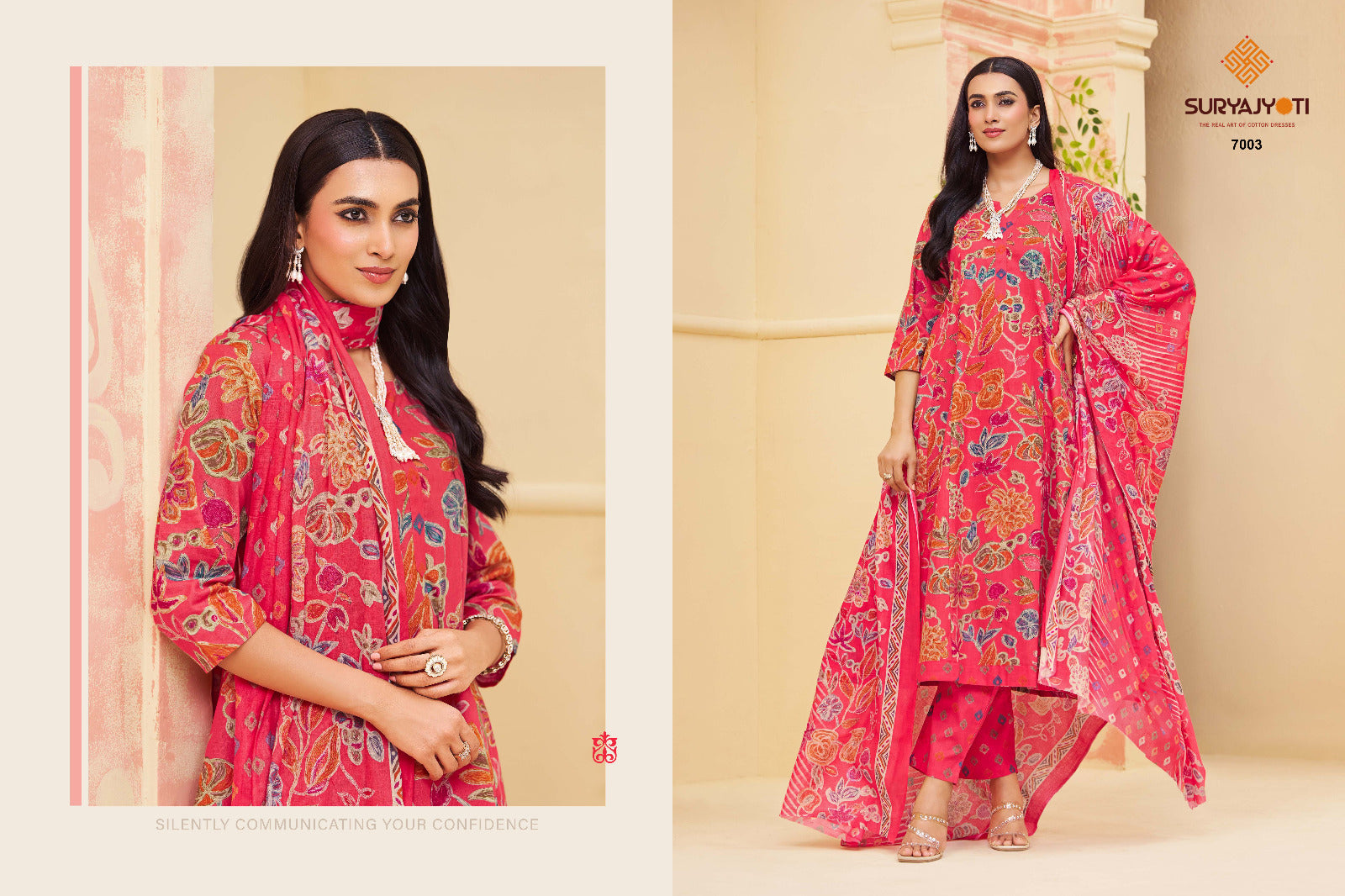 Rashi Vol 7 Suryajyoti Cotton Readymade Anarkali Suits Manufacturer
