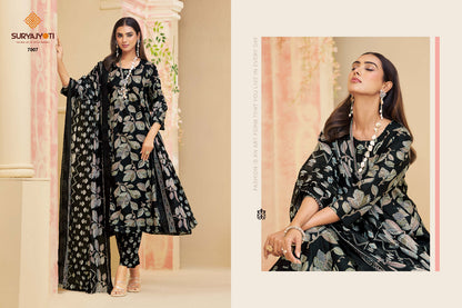 Rashi Vol 7 Suryajyoti Cotton Readymade Anarkali Suits Manufacturer