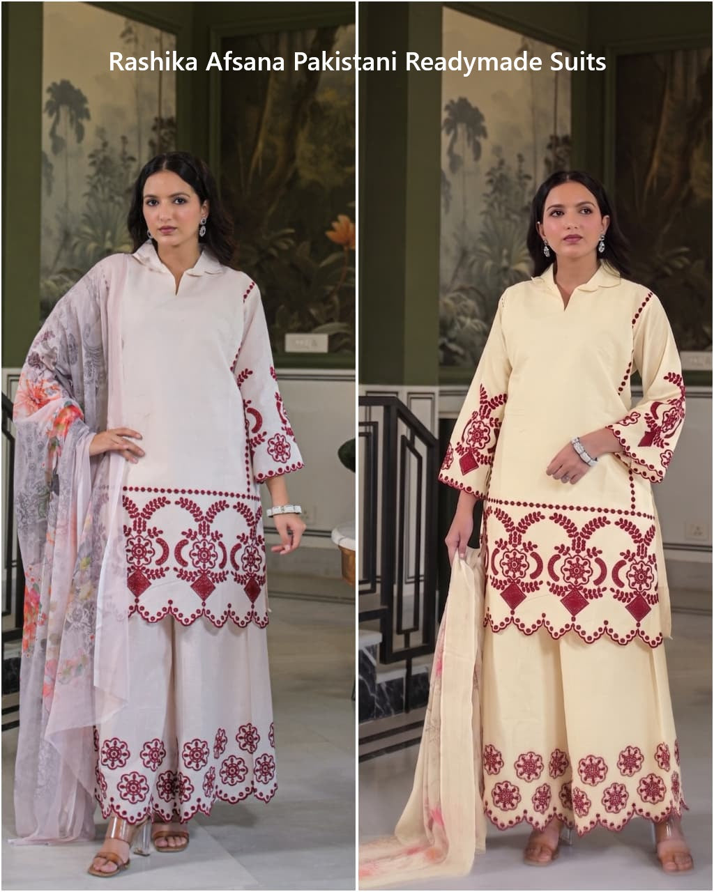 Rashika Afsana Cotton Pakistani Readymade Suits Wholesaler Gujarat