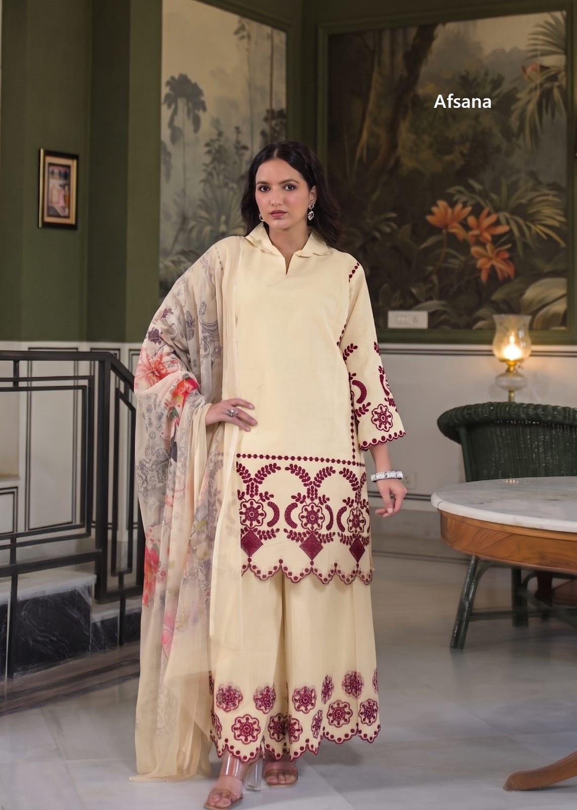 Rashika Afsana Cotton Pakistani Readymade Suits Wholesaler Gujarat