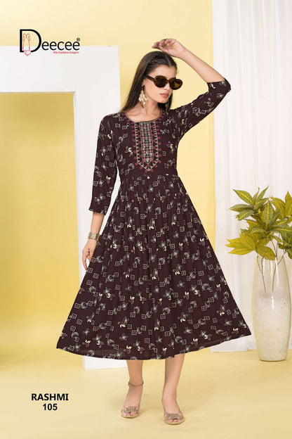 Rashmi Deecee Rayon Anarkali Kurtis Manufacturer