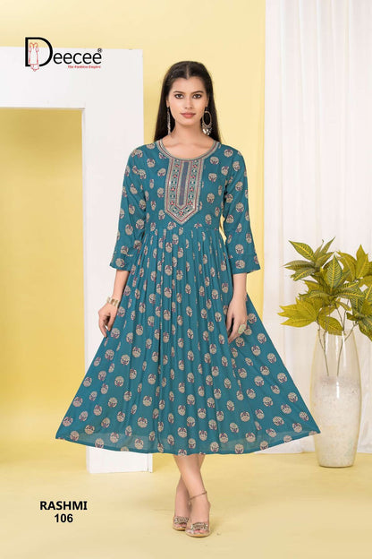 Rashmi Deecee Rayon Anarkali Kurtis Manufacturer