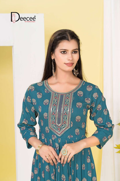 Rashmi Deecee Rayon Anarkali Kurtis Manufacturer