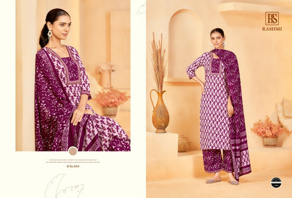 Rashmi Rangi Sangi Cotton Readymade Plazzo Style Suits Supplier India