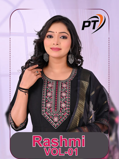 Rashmi Vol 1 Pt Berlin Readymade Anarkali Suits Wholesaler
