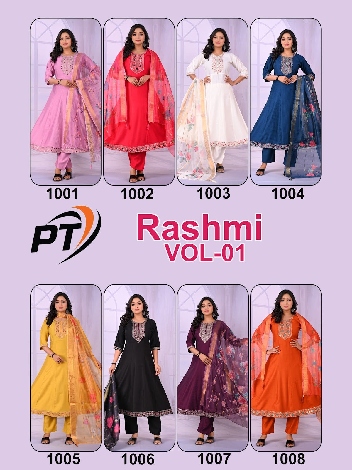 Rashmi Vol 1 Pt Berlin Readymade Anarkali Suits Wholesaler