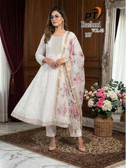 Rashmi Vol 3 Pt Berlin Readymade Anarkali Suits Supplier Gujarat