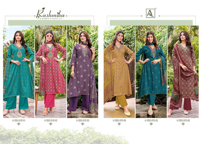 Rashmika Alok Pure Zam Karachi Salwar Suits Wholesale Rate