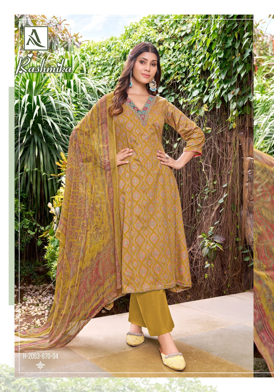 Rashmika Alok Pure Zam Karachi Salwar Suits Wholesale Rate