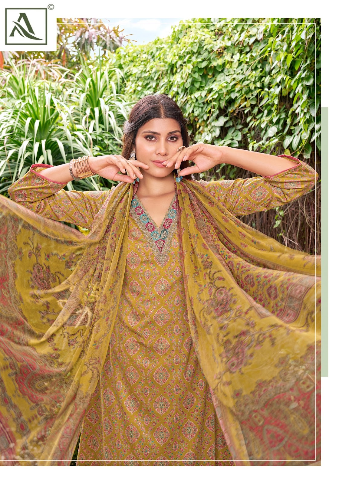 Rashmika Alok Pure Zam Karachi Salwar Suits Wholesale Rate