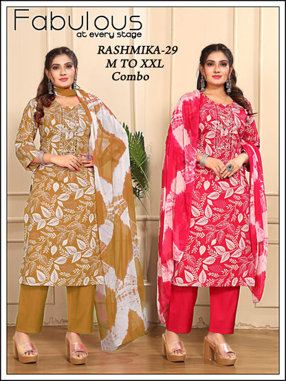 Rashmika Knk Vatican Readymade Pant Style Suits Supplier Ahmedabad