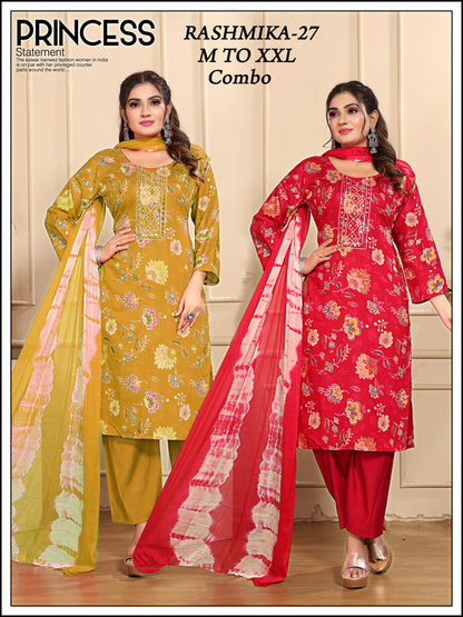 Rashmika Knk Vatican Readymade Pant Style Suits Supplier Ahmedabad