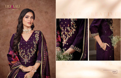 Rashmika Lily Lali Viscose Silk Readymade Suits Manufacturer