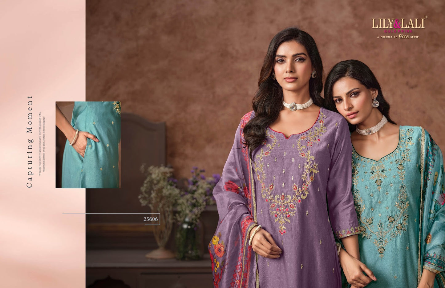 Rashmika Lily Lali Viscose Silk Readymade Suits Manufacturer