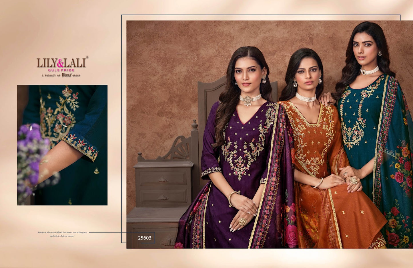 Rashmika Lily Lali Viscose Silk Readymade Suits Manufacturer