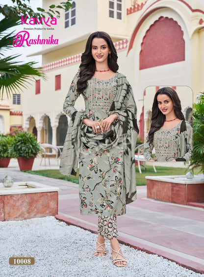 Rashmika Vol 10 Kavya Rayon Readymade Pant Style Suits Supplier Ahmedabad