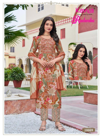 Rashmika Vol 10 Kavya Rayon Readymade Pant Style Suits Supplier Ahmedabad