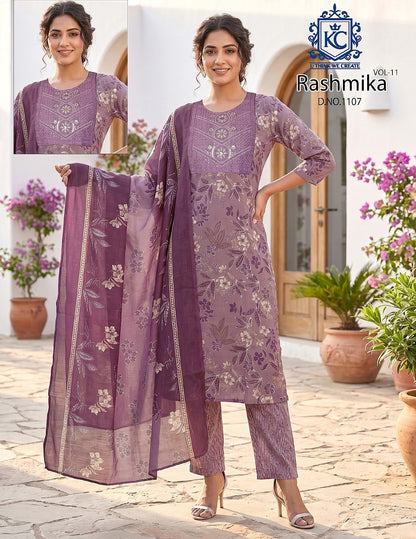 Rashmika Vol 11 Kcf Readymade Cotton Pant Suits Wholesale