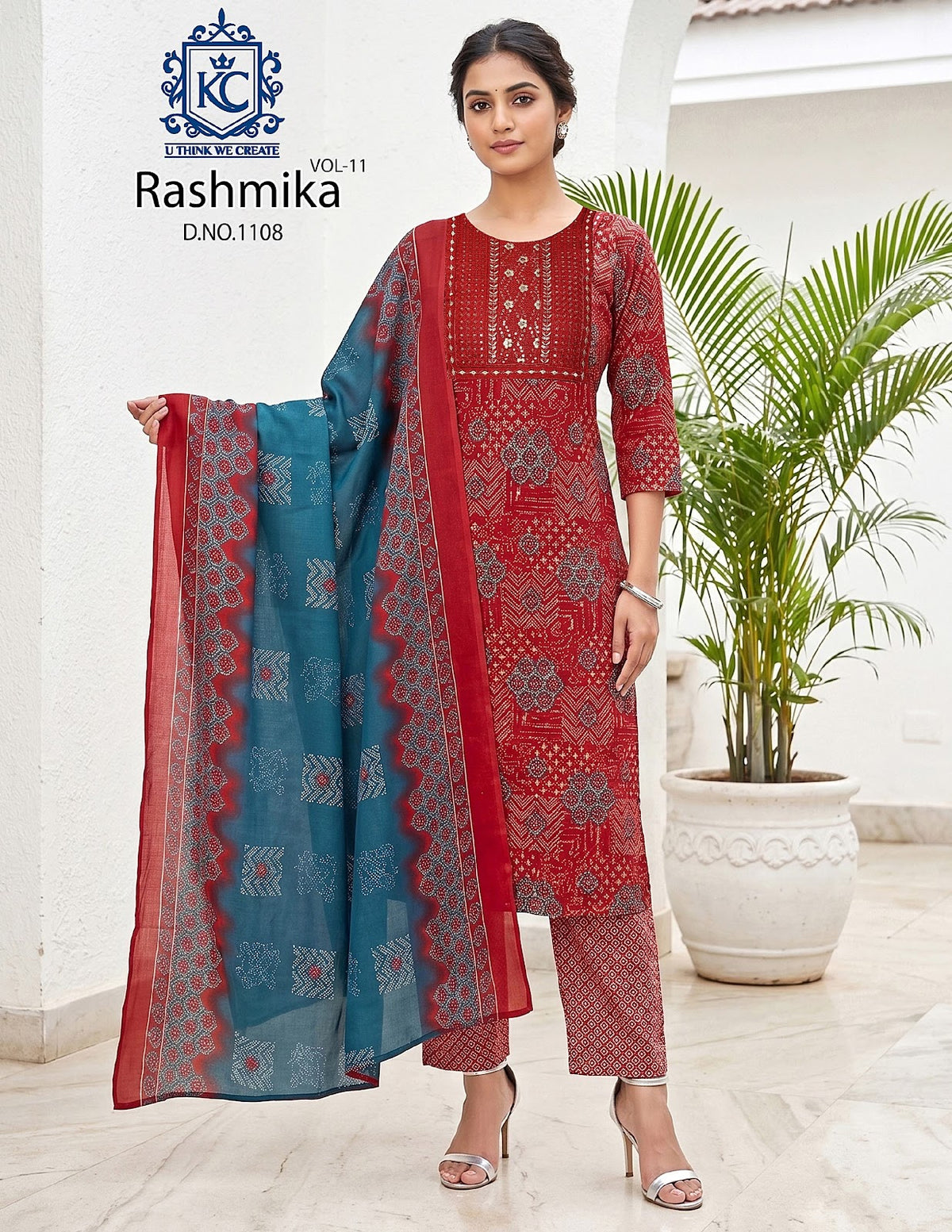 Rashmika Vol 11 Kcf Readymade Cotton Pant Suits Wholesale