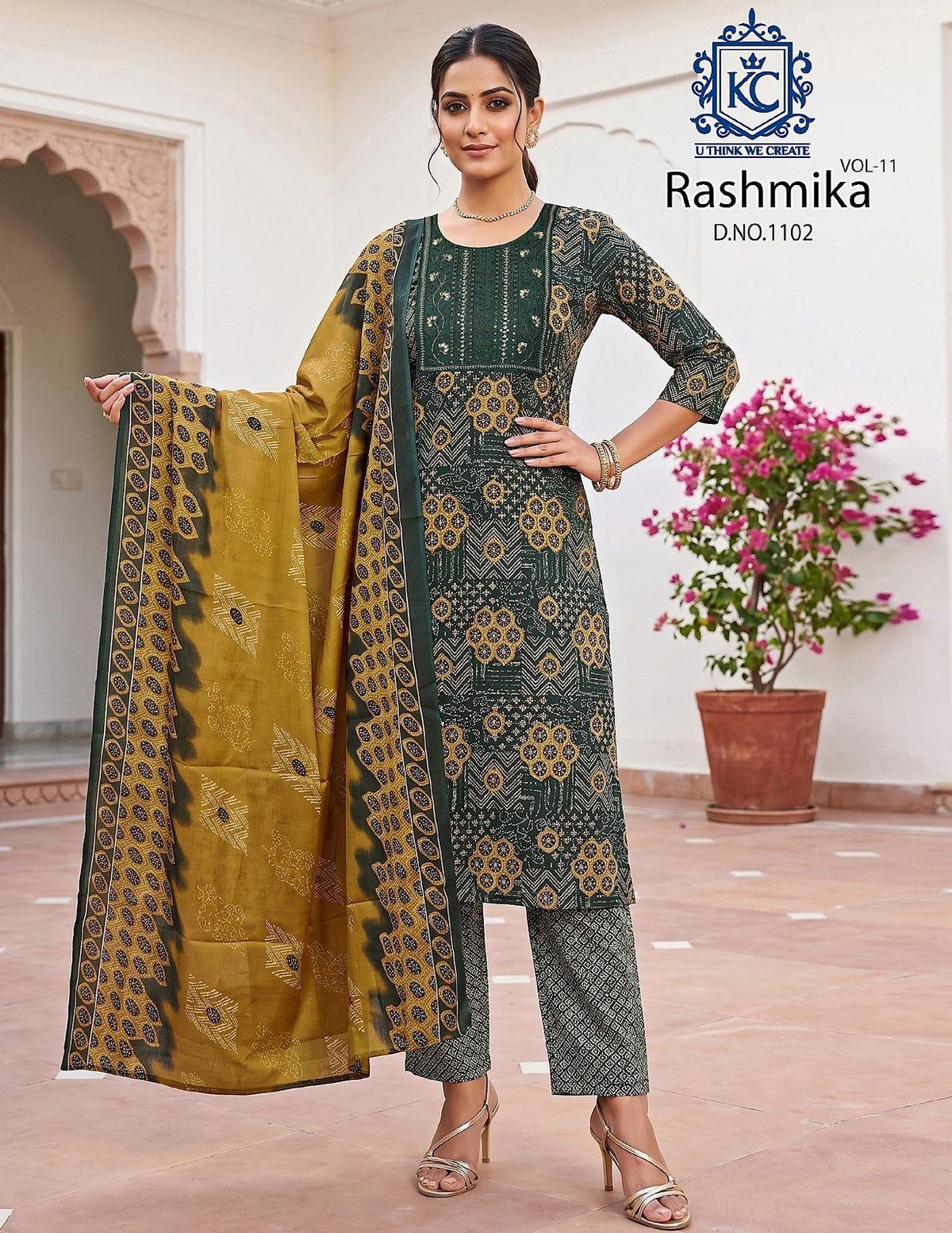 Rashmika Vol 11 Kcf Readymade Cotton Pant Suits Wholesale