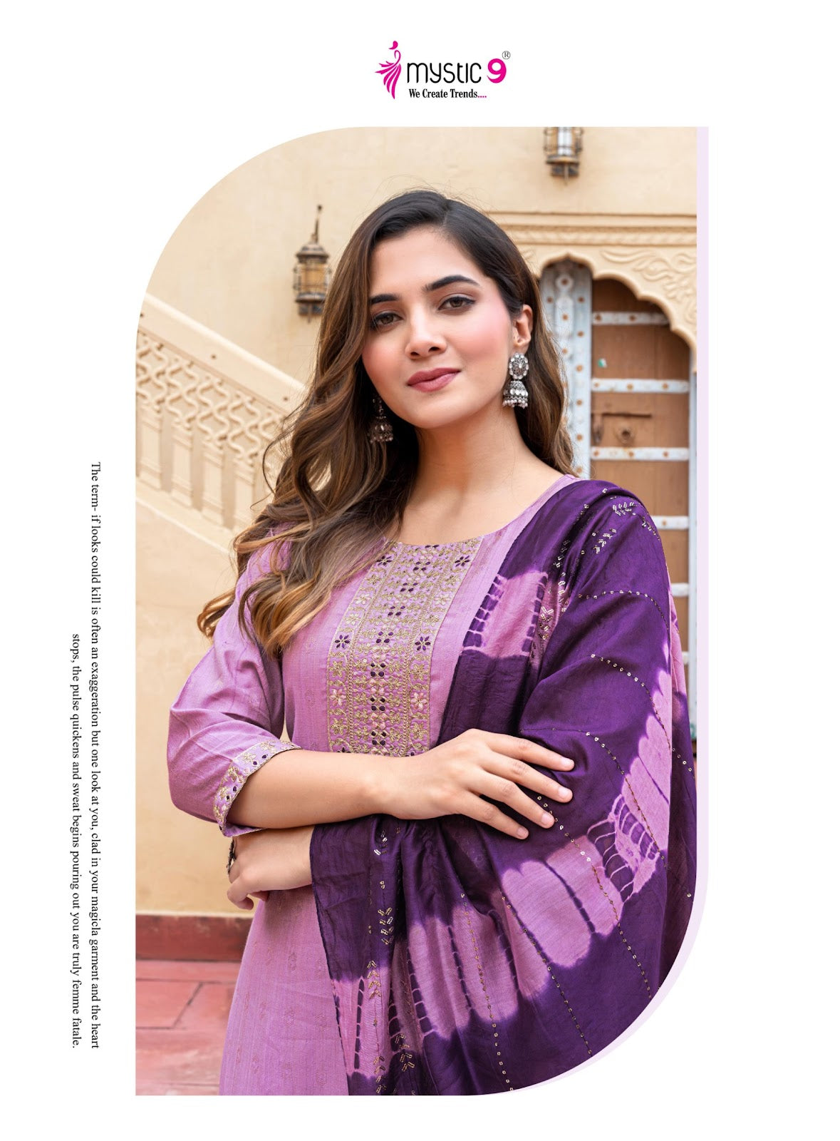 Rashmika Vol 1 Mystic 9 Vertican Readymade Pant Style Suits Supplier