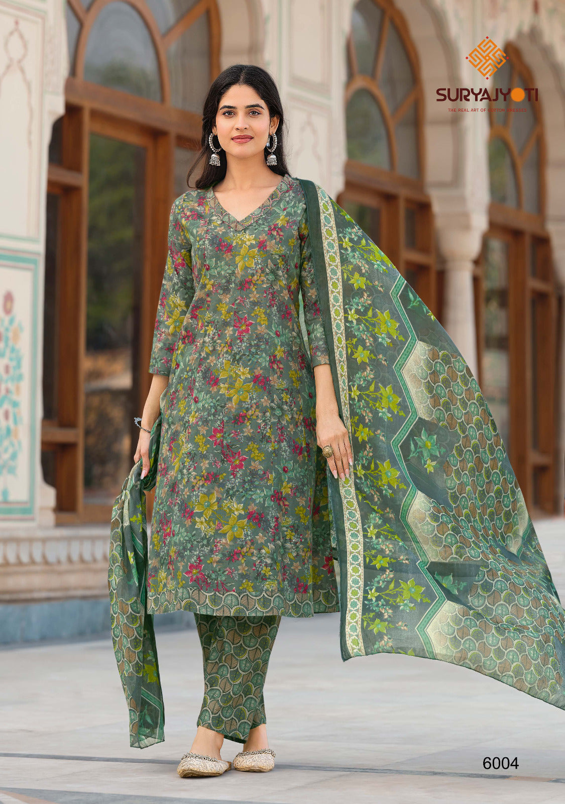 Rashmika Vol 6 Suryajyoti Cotton Readymade Anarkali Suits Wholesale Price