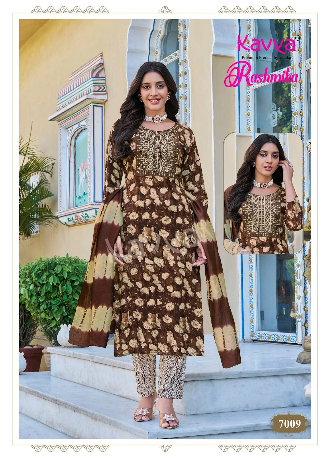 Rashmika Vol 7 Kavya Rayon Readymade Pant Style Suits Wholesaler Ahmedabad