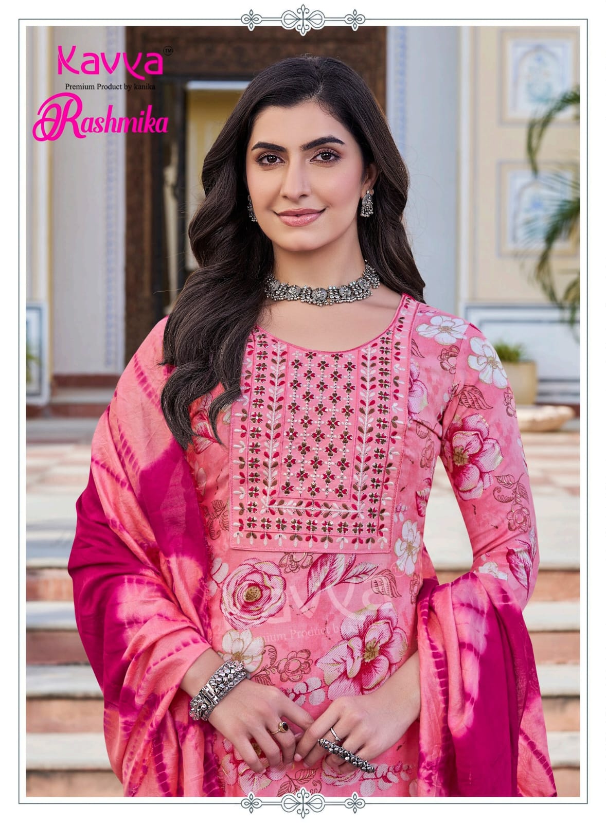 Rashmika Vol 9 Kavya Rayon Readymade Pant Style Suits Exporter Ahmedabad