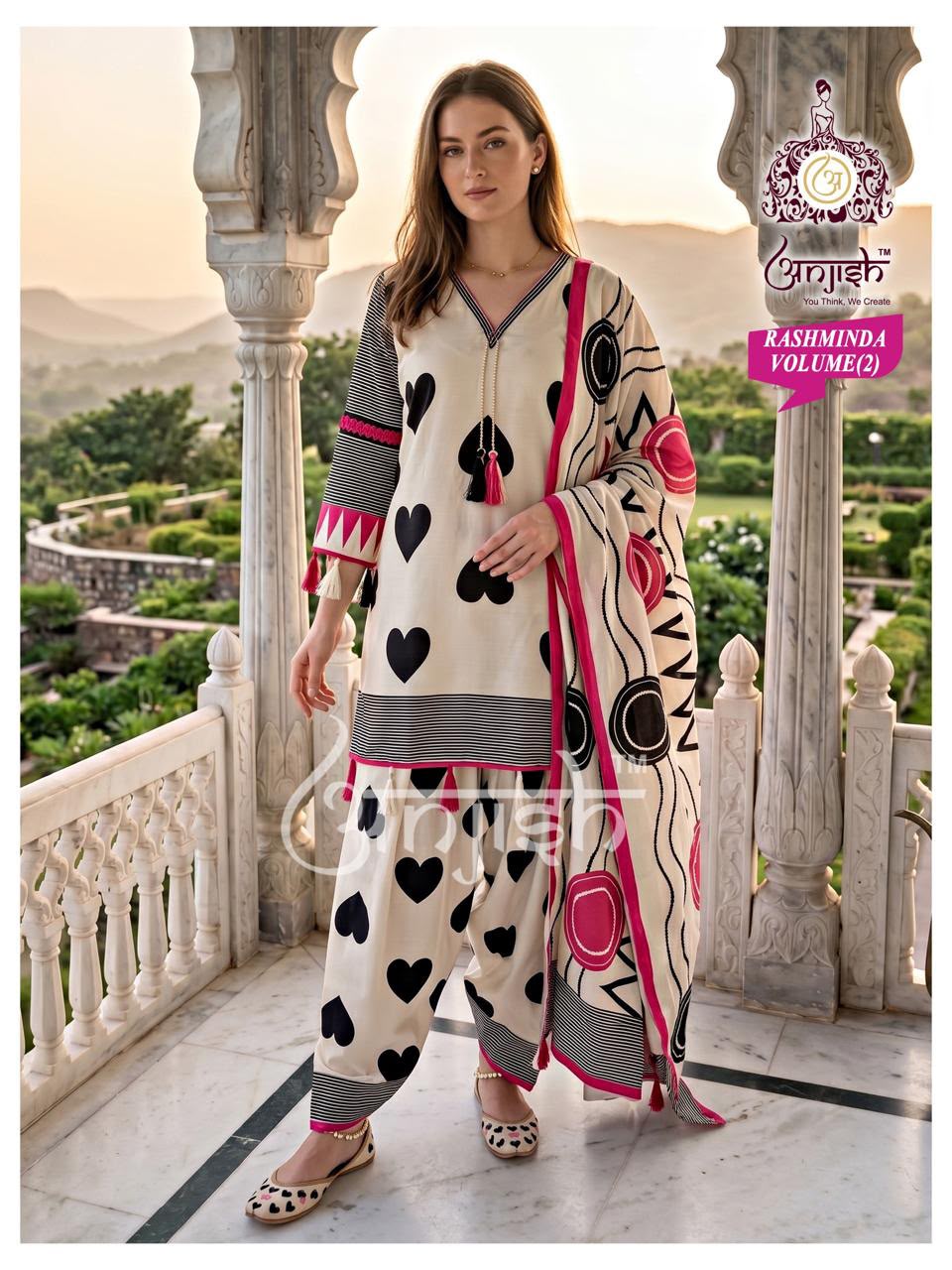 Rashminda Anjish Muslin Readymade Suits Exporter Gujarat