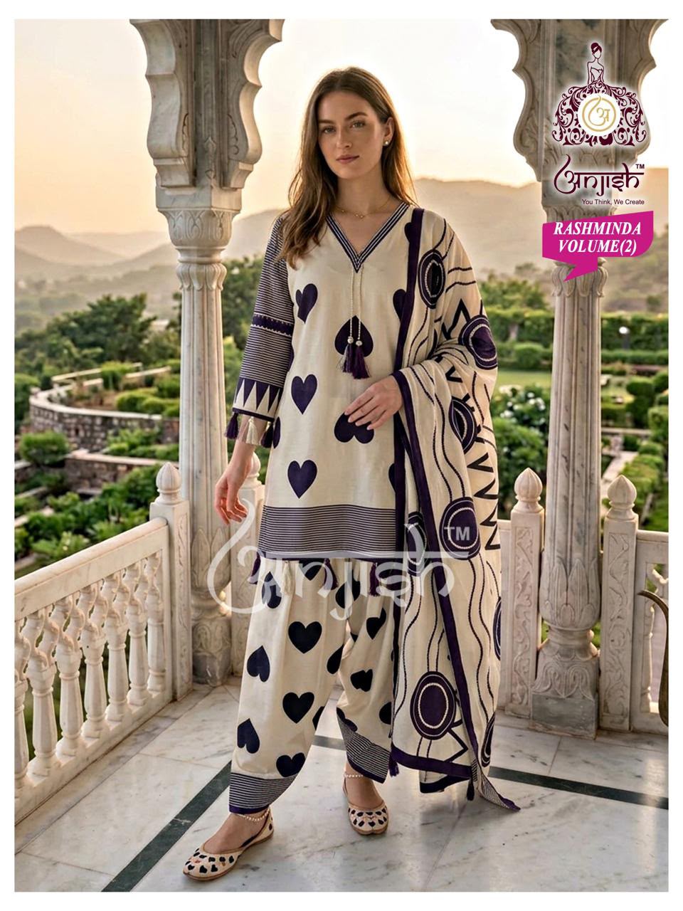 Rashminda Anjish Muslin Readymade Suits Exporter Gujarat