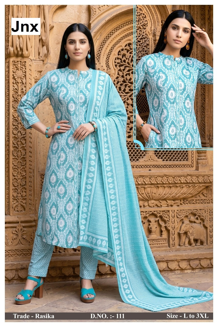 Rasika Jnx Readymade Cotton Pant Suits Supplier Gujarat
