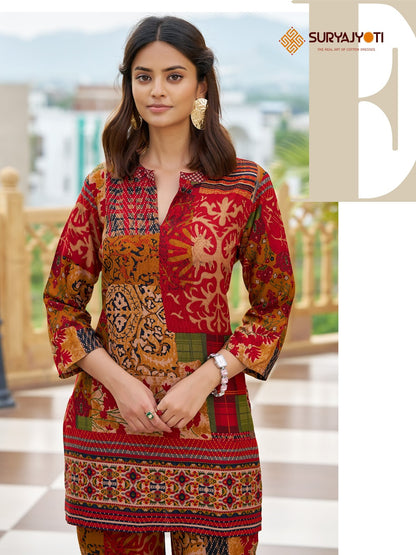 Rasika Vol 1 Suryajyoti Rayon Co Ord Set Exporter Gujarat