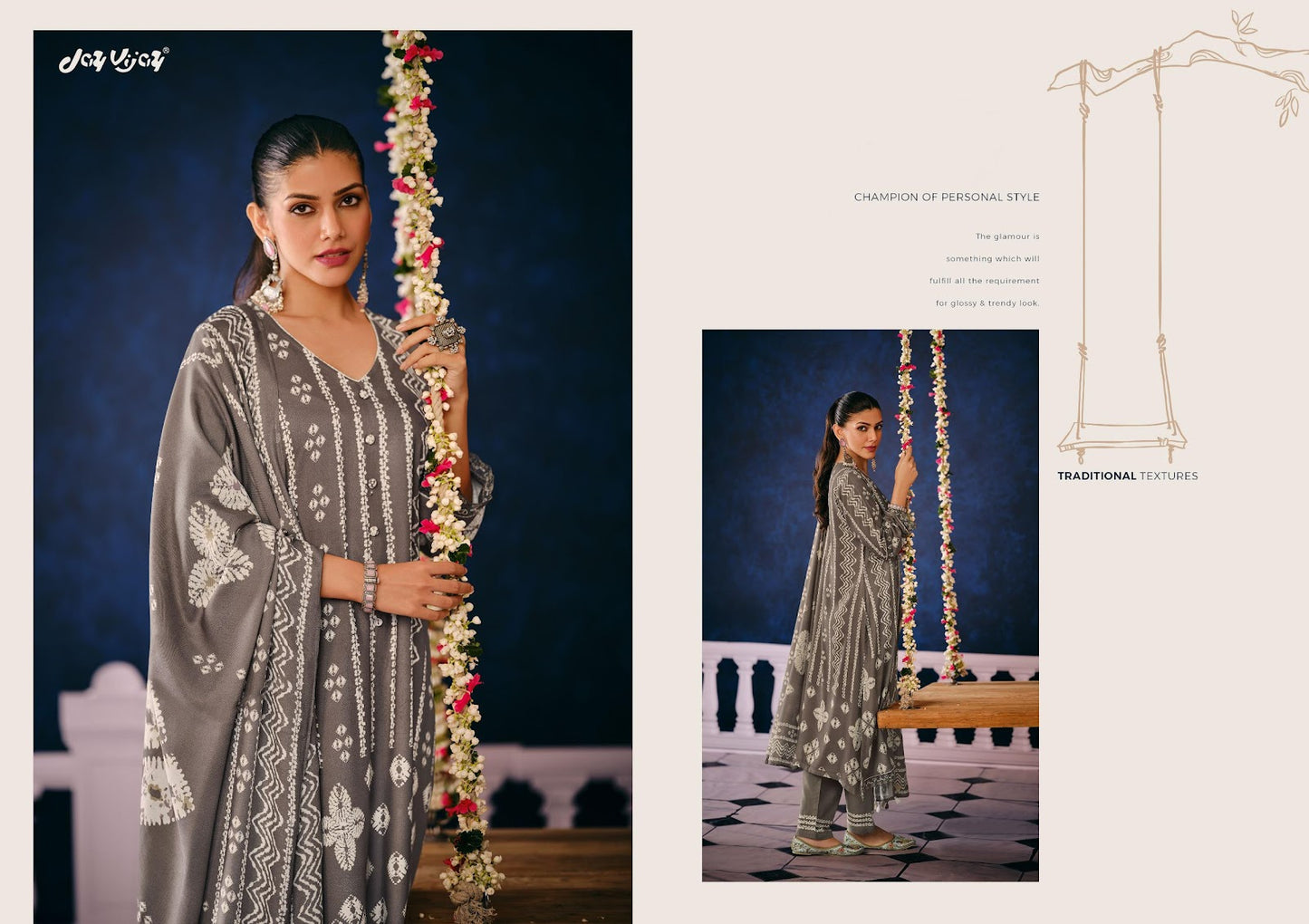 Rasira Jay Vijay Pashmina Suits Supplier