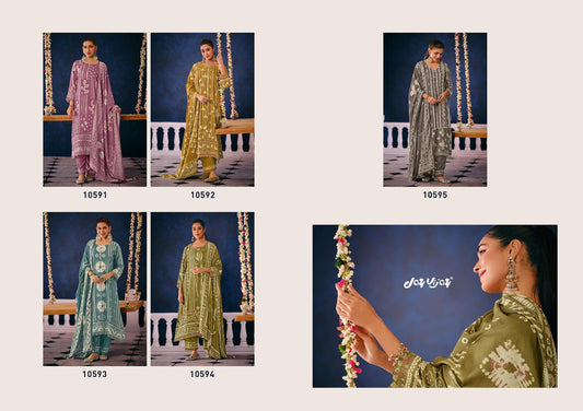 Rasira Jay Vijay Pashmina Suits Supplier