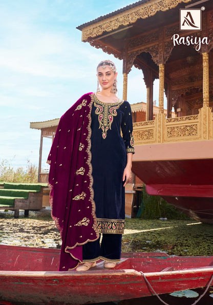 Rasiya Alok Velvet Suits Exporter