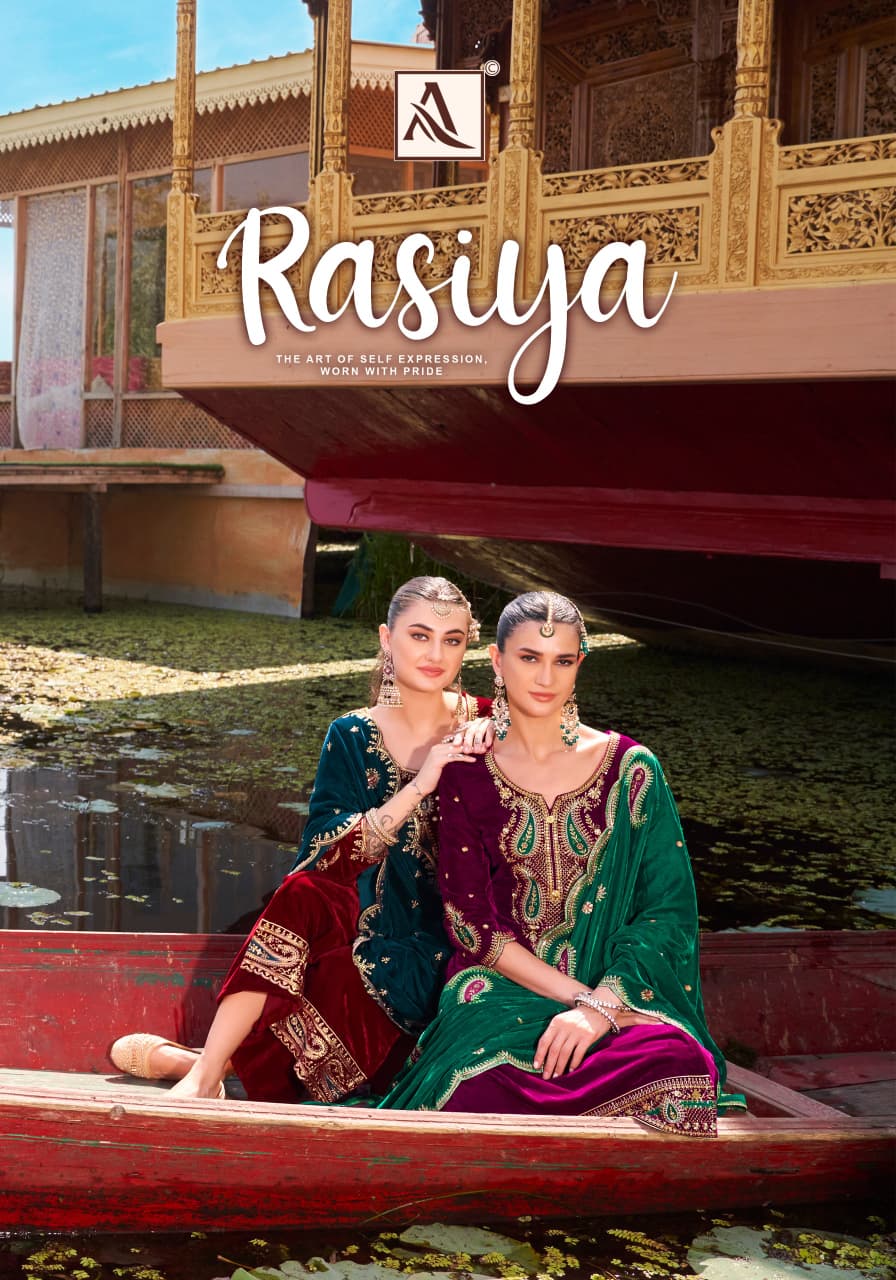 Rasiya Alok Velvet Suits Exporter