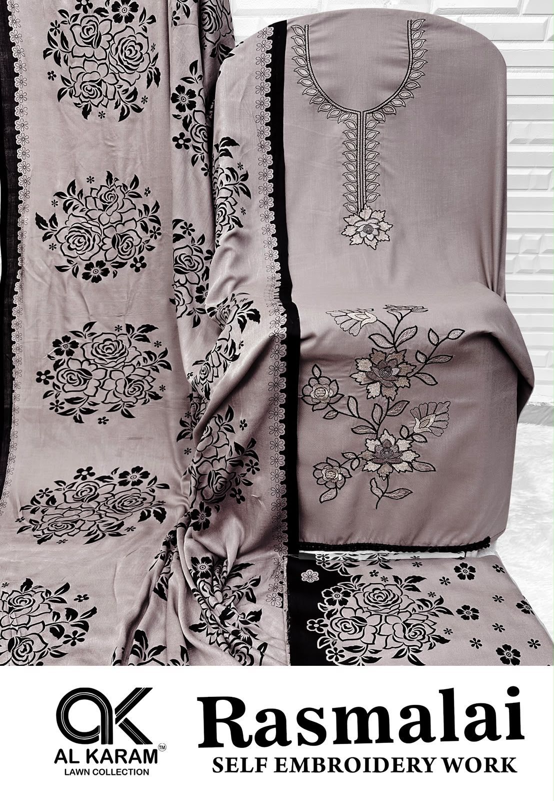 Rasmalai Al Karam Rayon Karachi Salwar Suits Wholesale Price