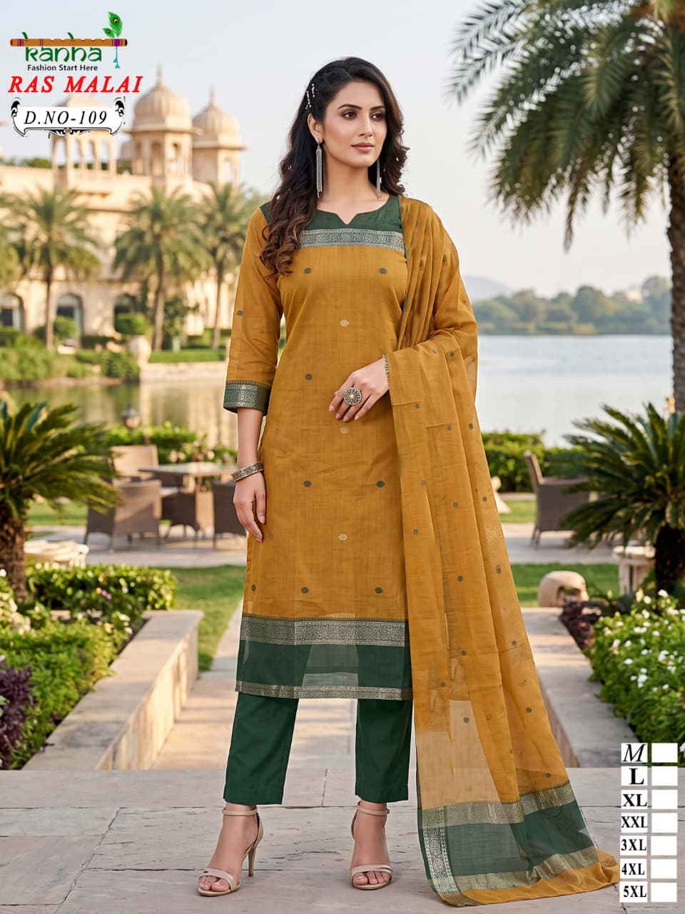 Rasmalai Kanha Readymade Pant Style Suits Manufacturer India